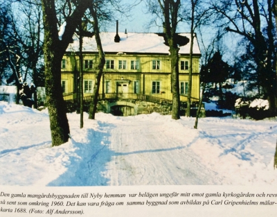 Ga. Nyby herrgård på vintern